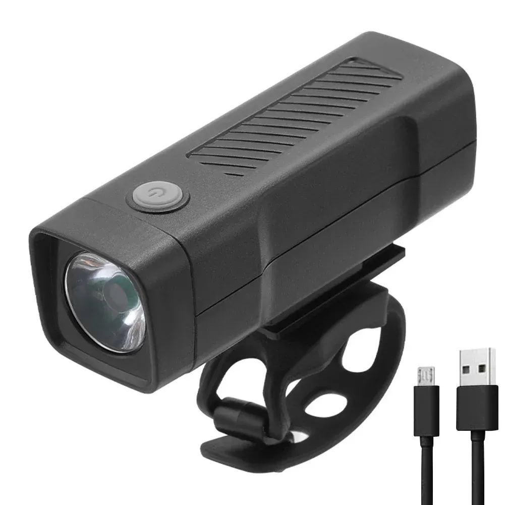 Lampe de vélo LED avant, recharge par USB
