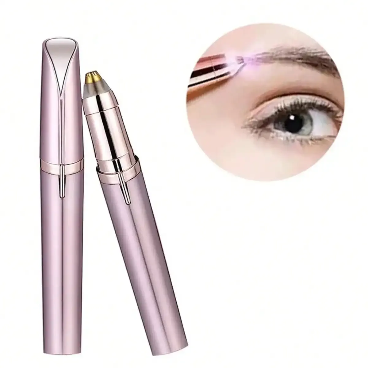Tondeuse à sourcils électrique pour femme avec épilateur visage 2