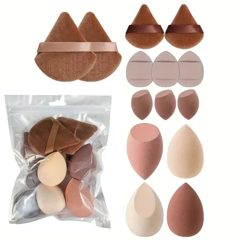 Ensemble de pinceaux de maquillage professionnels avec accessoires pour peau mixte, pinceaux doux adaptés aux débutants, 13/33 pièces 12