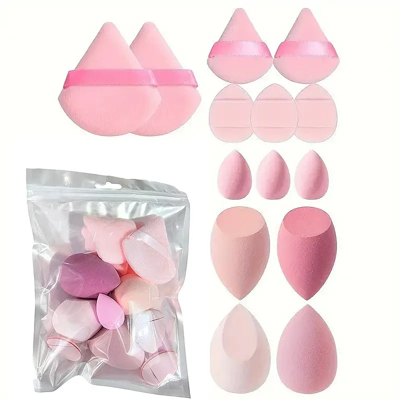 Ensemble de pinceaux de maquillage professionnels avec accessoires pour peau mixte, pinceaux doux adaptés aux débutants, 13/33 pièces 17
