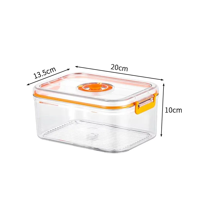 Ensemble de boîtes de conservation transparentes