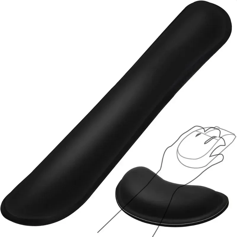 Détail du tapis de souris avec surface en tissu