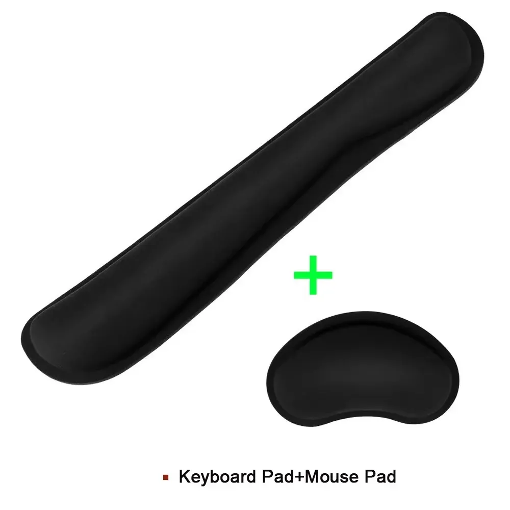 Repose-poignets ergonomique pour clavier avec tapis de souris en mousse à mémoire de forme pour bureau, jeux, PC et ordinateur portable 6