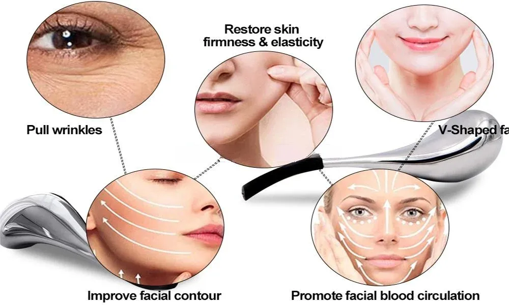 Massage apaisant des yeux au rouleau froid
