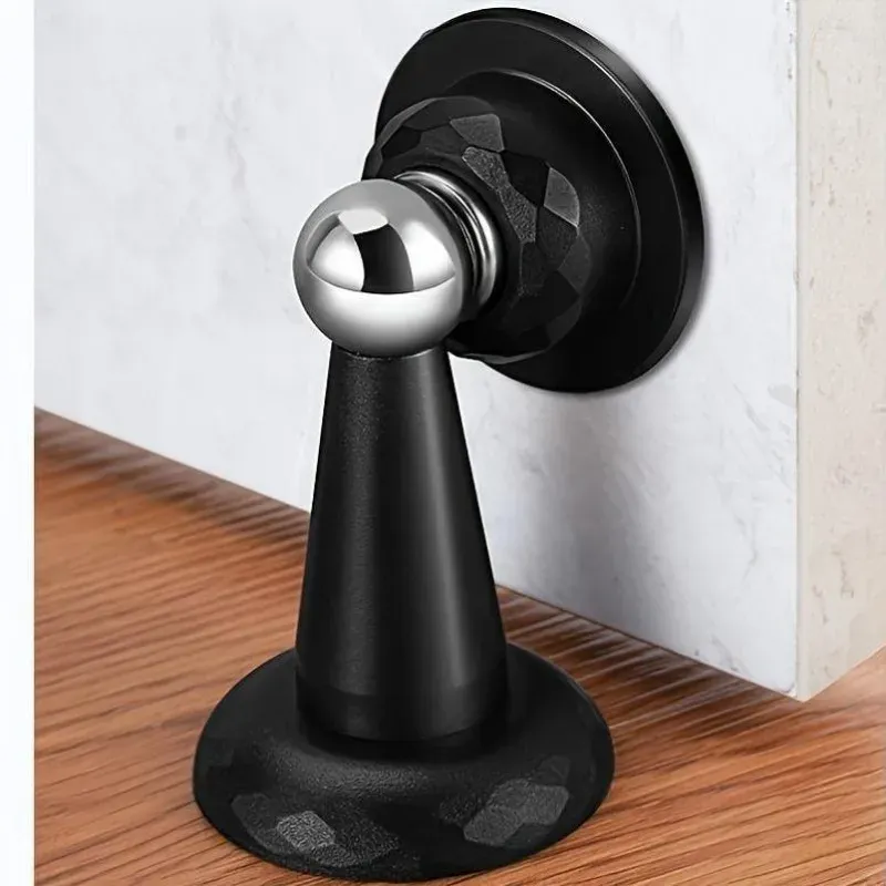Butoir de porte magnétique adhésif sans perçage, anti-collision, silencieux, en silicone 2