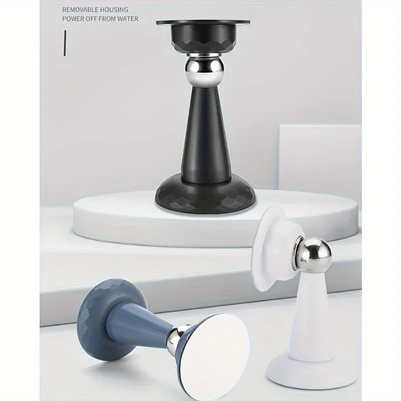 Butoir de porte magnétique adhésif sans perçage, anti-collision, silencieux, en silicone 6