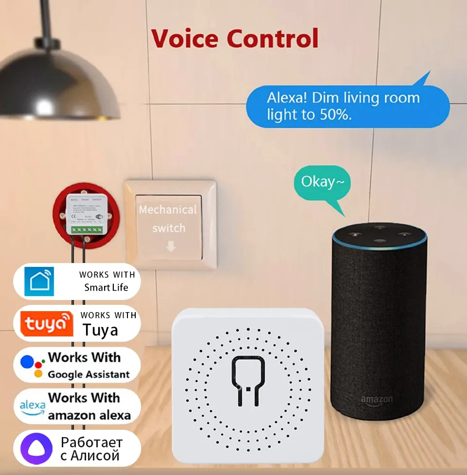 Mini module de commutation intelligent Wi-Fi