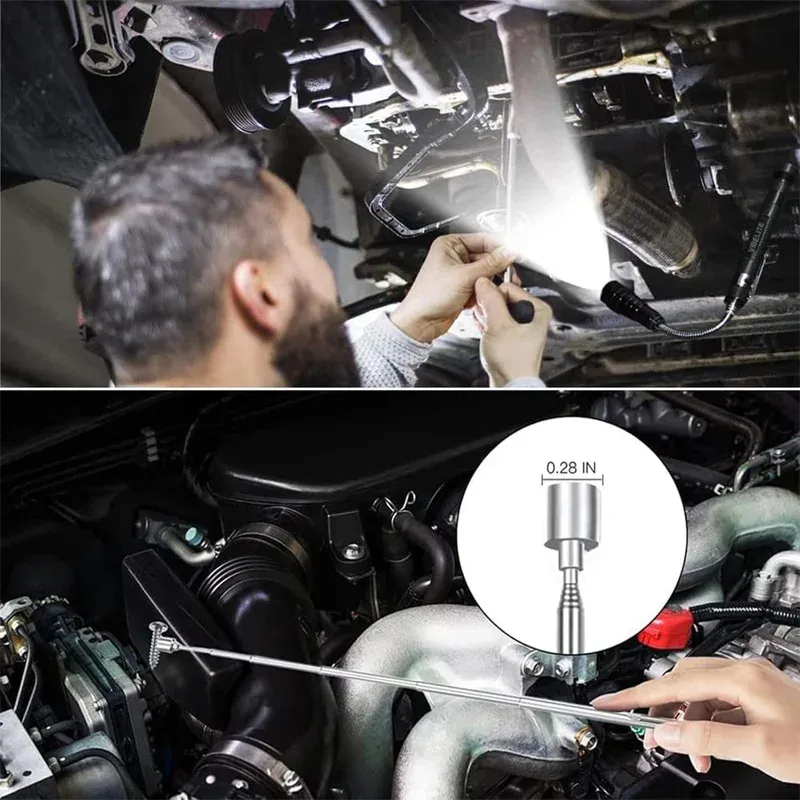 Outil magnétique pour l'entretien automobile
