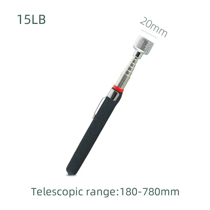 Outil de ramassage magnétique télescopique avec miroir d'inspection pivotant à 360° pour l'entretien automobile (lot de 1 à 5 pièces) 13