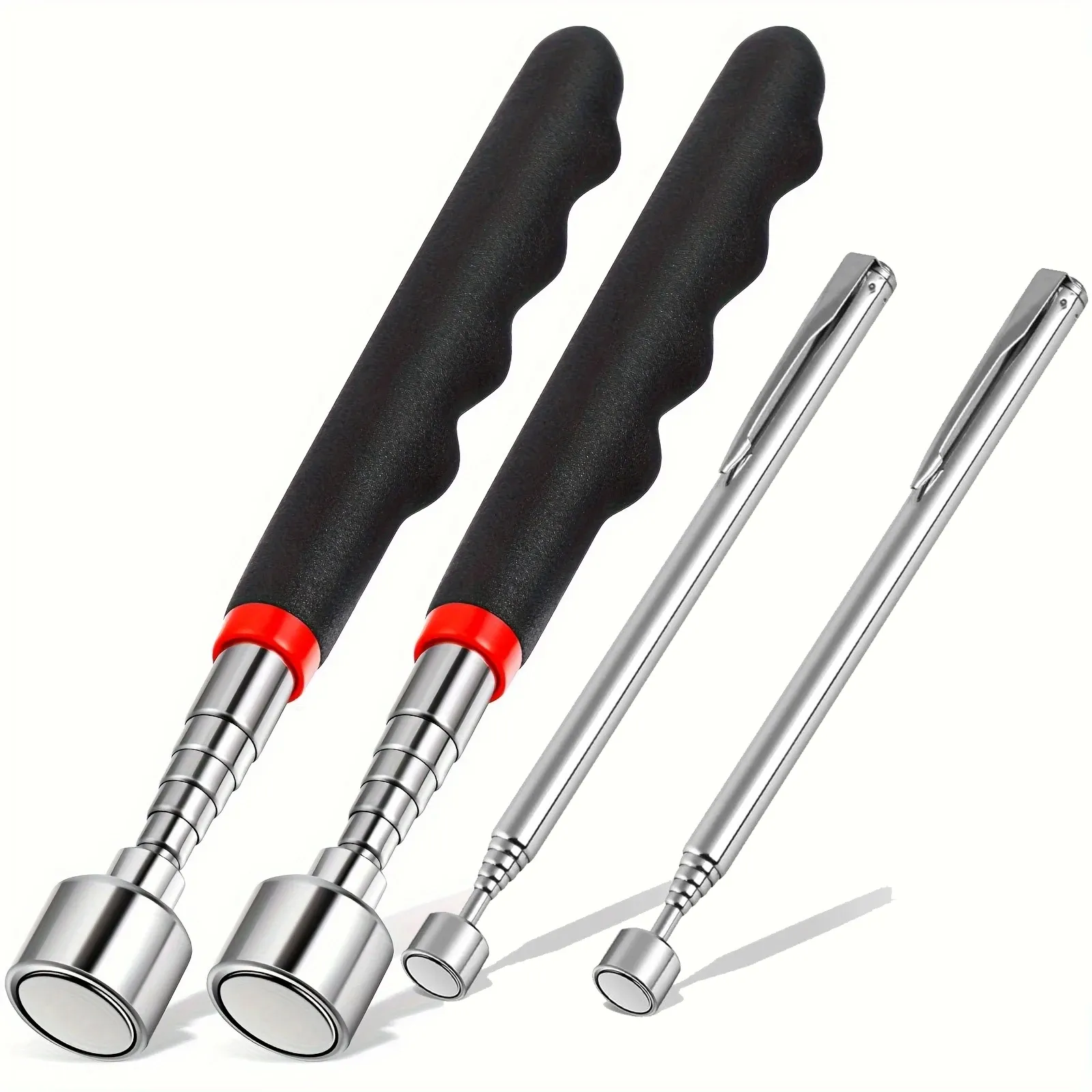 Pince magnétique télescopique portable – Outil de préhension extensible avec aimant pour zones difficiles d'accès - Image 1