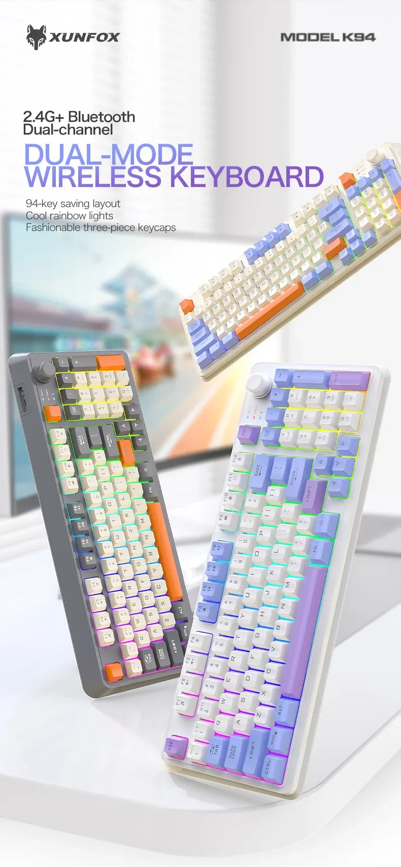 Vue d'ensemble du clavier K94