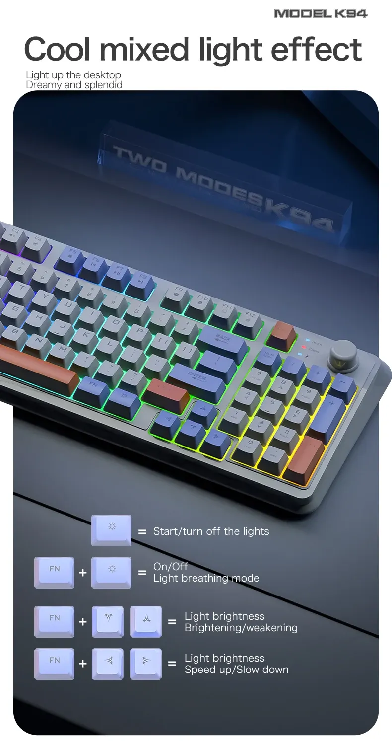 Finition du clavier K94