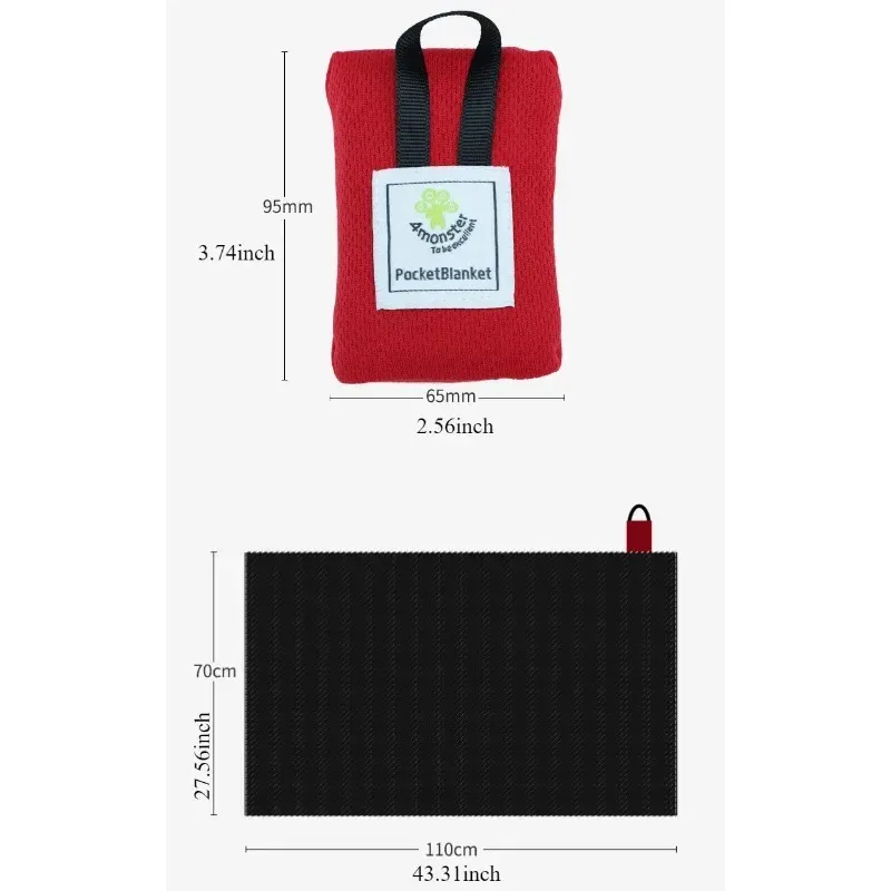 Couverture de pique-nique imperméable et portable, tapis de sol pliable, ultra-léger et ultra-fin, idéal pour le camping et la plage 2