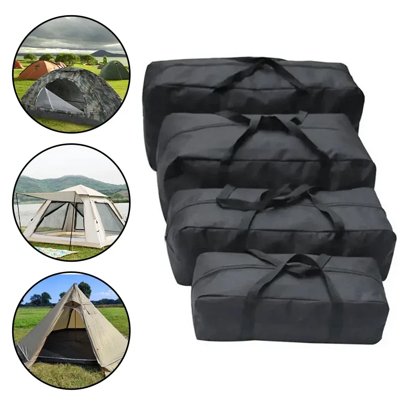 Grand sac de rangement en tissu Oxford pour outils et équipements d'extérieur 4