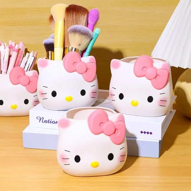 Porte-stylo Hello Kitty, organisateur de bureau au design cartoon