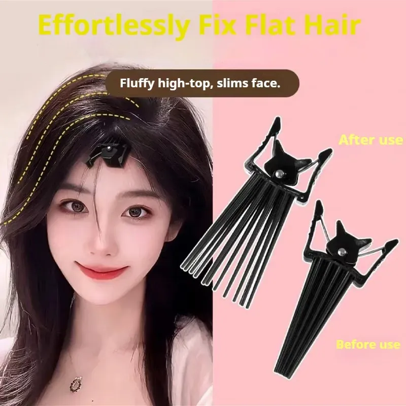 Pinces à cheveux volumisantes pour filles et hommes, idéales pour racines bouclées, frange et sommet du crâne 3