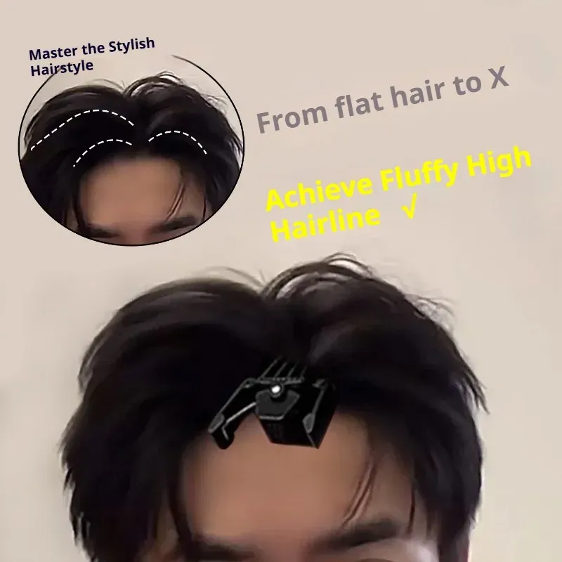 Pinces à cheveux volumisantes pour filles et hommes, idéales pour racines bouclées, frange et sommet du crâne 4