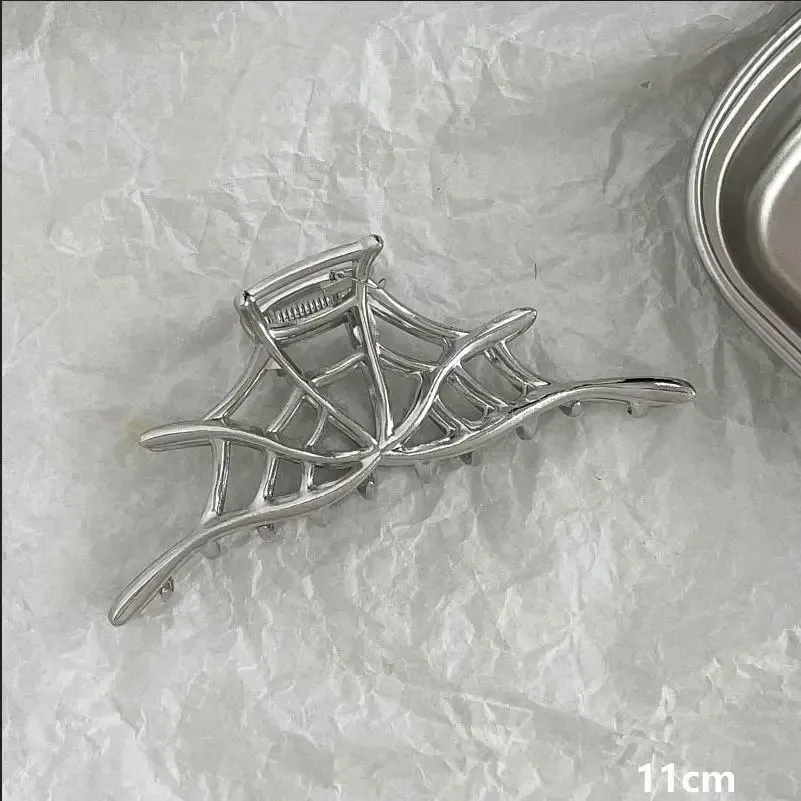 Grandes pinces à griffes métalliques Y2K pour femmes, pour cheveux épais ou fins 7