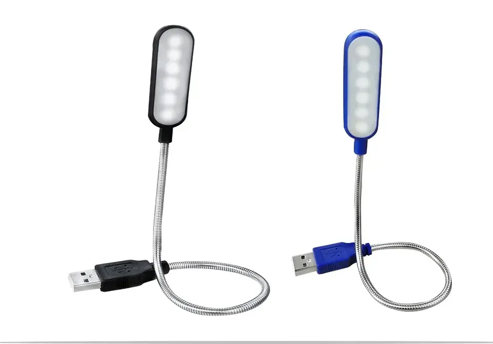 Lampe de lecture LED USB, vue d'ensemble