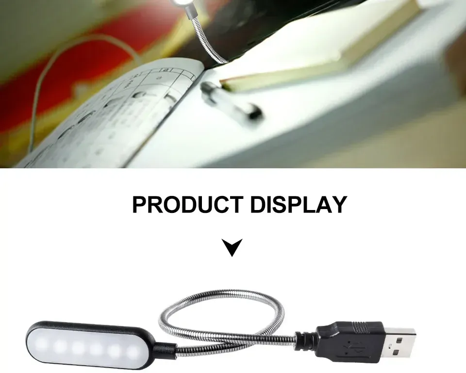 Lampe de lecture LED flexible en ambiance