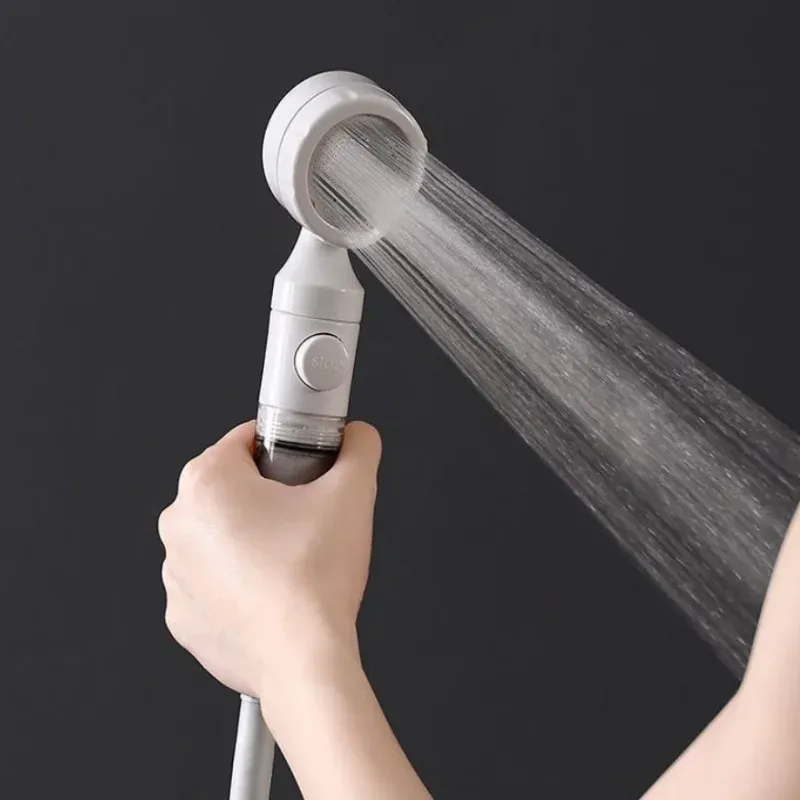 Pommeau de douche portable pressurisé avec filtre à eau antibactérien 2