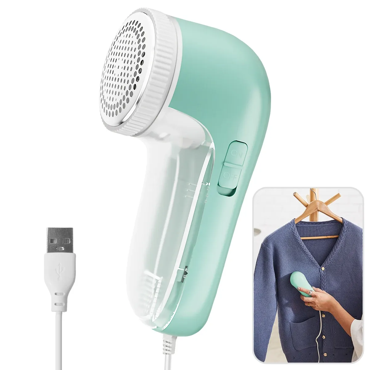 Rasoir anti-peluches électrique portable pour vêtements 7