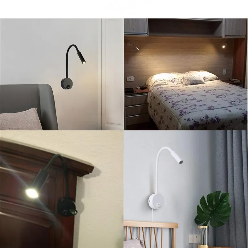 Applique murale LED en finition blanche