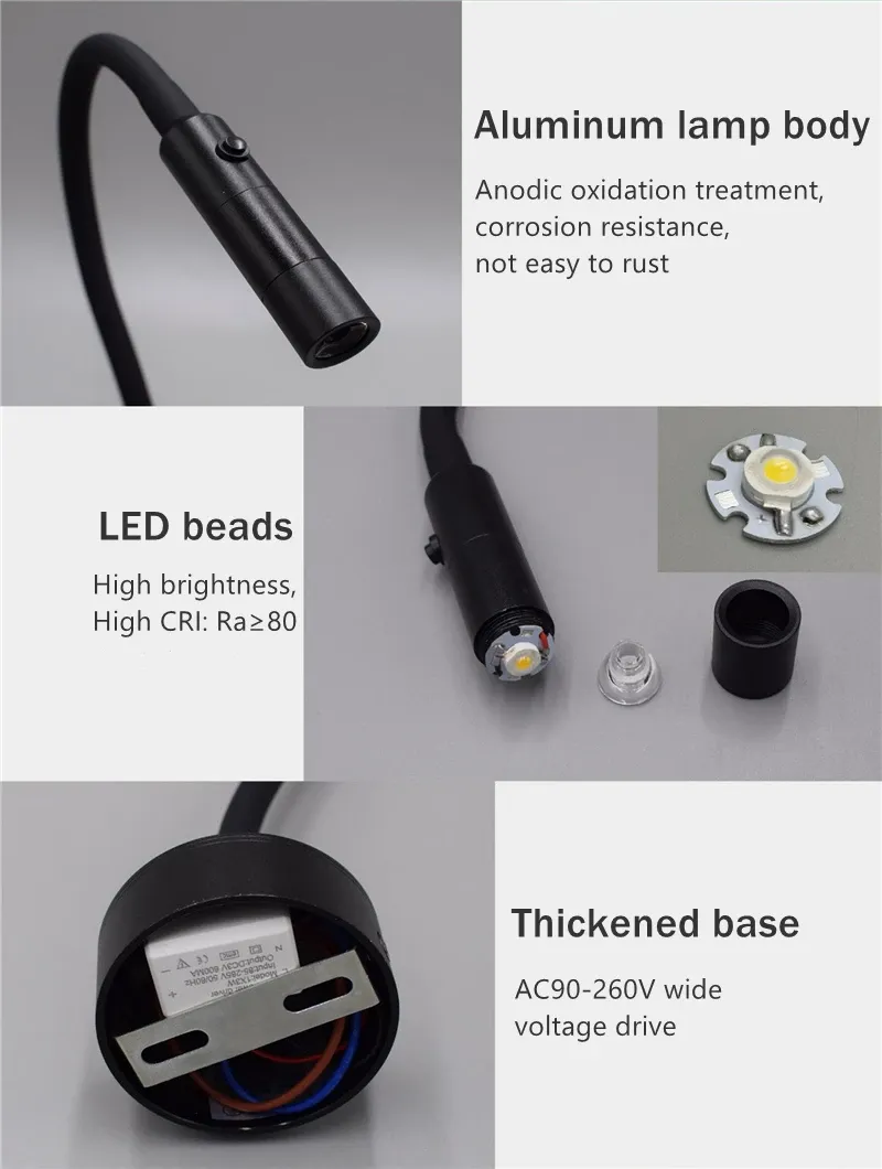 Applique LED dans un intérieur épuré