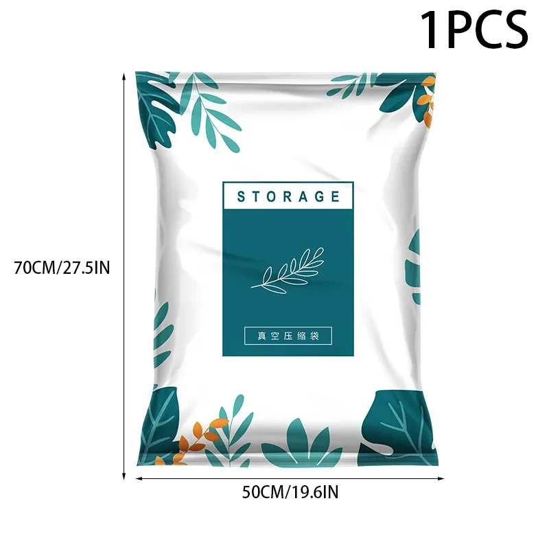 Sac de compression sous vide réutilisable, épais et imperméable, pour vêtements et couette 12