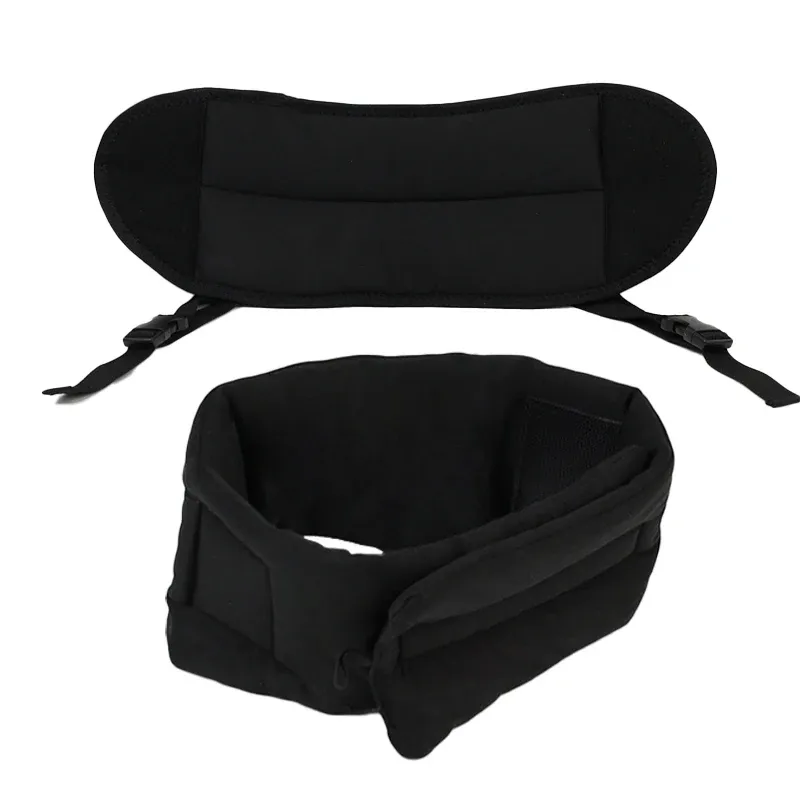 Oreiller cervical de voyage avec masque pour les yeux intégré