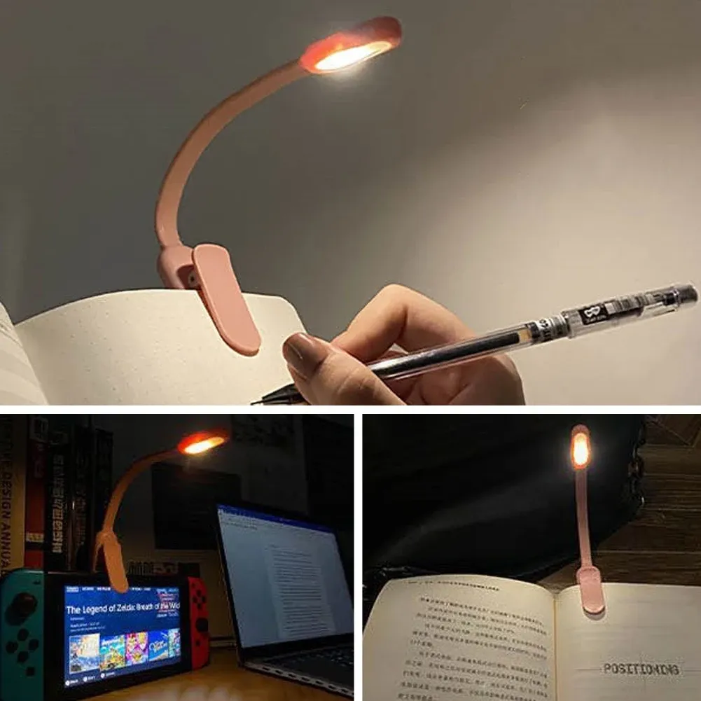 Mini lampe de lecture LED, ambiance chaleureuse