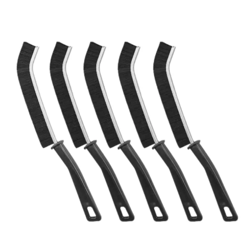Brosse de nettoyage à poils durs pour interstices et joints de carrelage, outil de nettoyage des espaces et des taches pour salle de bain et cuisine 7