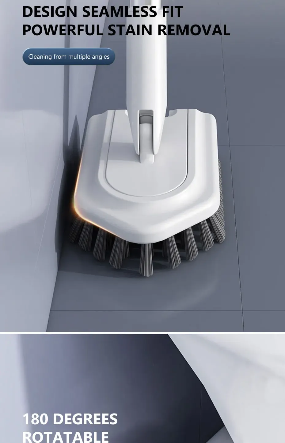 Brosse de nettoyage, vue de profil