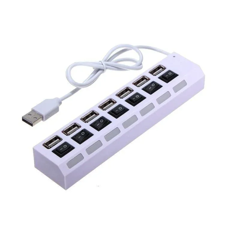 Hub USB multi-ports, connectique