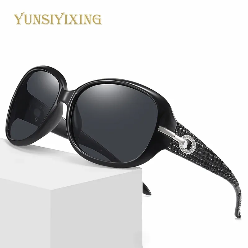 Lunettes de soleil polarisées pour femme, design classique et tendance, grand cadre, verres polarisés, style vintage, modèle ST2012 2