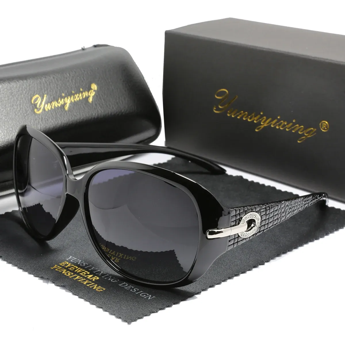 Lunettes de soleil polarisées pour femme, design classique et tendance, grand cadre, verres polarisés, style vintage, modèle ST2012 10