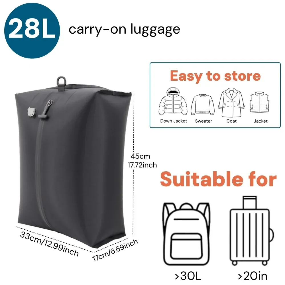 Sacs de rangement sous vide en TPU étanches et résistants aux déchirures pour vêtements et voyages 8