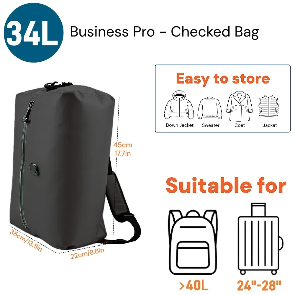 Sacs de rangement sous vide en TPU étanches et résistants aux déchirures pour vêtements et voyages 7