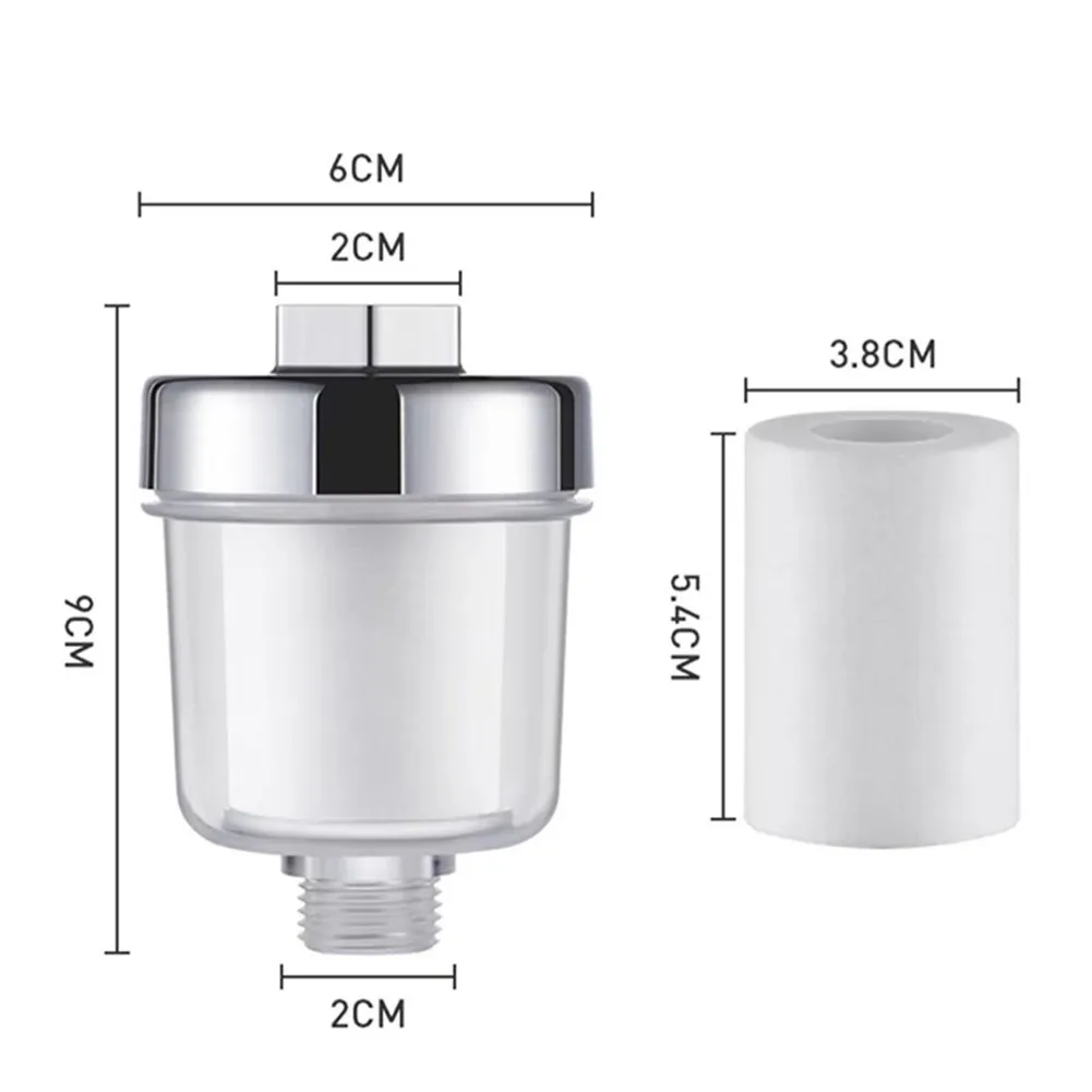 Kit de purificateur de sortie d'eau, filtre universel pour robinet, filtre domestique en coton PP haute densité pour cuisine, salle de bain et douche 6