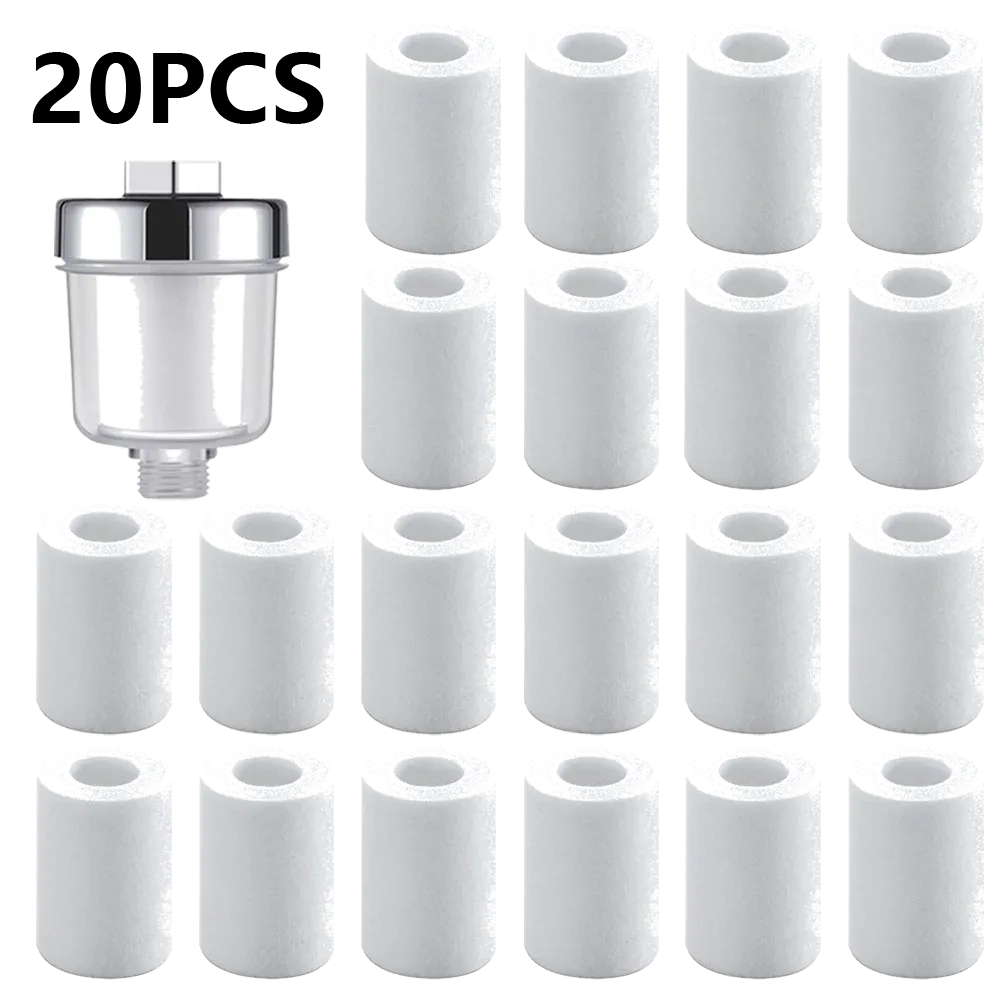 Kit de purificateur de sortie d'eau, filtre universel pour robinet, filtre domestique en coton PP haute densité pour cuisine, salle de bain et douche 10