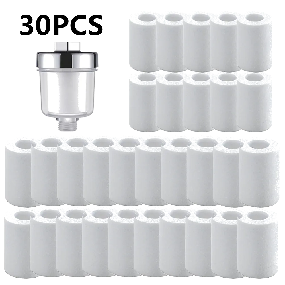 Kit de purificateur de sortie d'eau, filtre universel pour robinet, filtre domestique en coton PP haute densité pour cuisine, salle de bain et douche 7