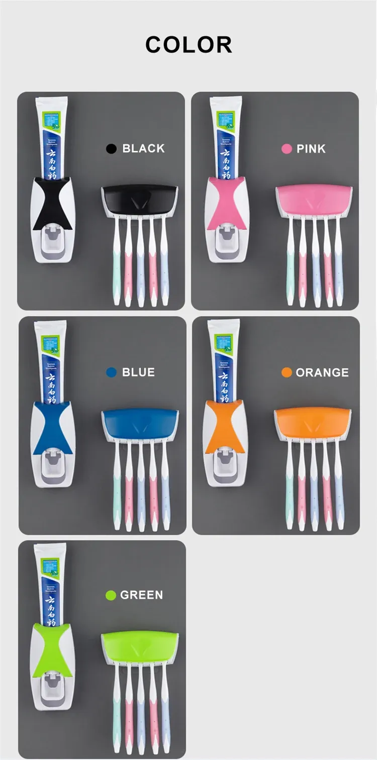 Présentation détaillée de l'ensemble porte-brosse à dents