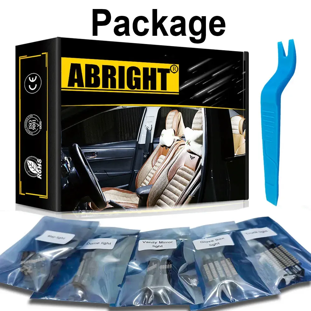 Éclairage intérieur LED Canbus pour voiture Audi A1, A2, A3 (8P, 8V, 8L), A4 (B5, B6, B7, B8), A5 (8T), A6 (C5, C6, C7), A7, A8 (D2, D3), Q3, Q5, Q7 (8X) 2