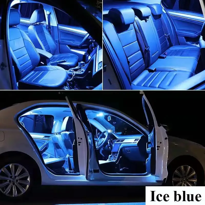 Éclairage intérieur LED Canbus pour voiture Audi A1, A2, A3 (8P, 8V, 8L), A4 (B5, B6, B7, B8), A5 (8T), A6 (C5, C6, C7), A7, A8 (D2, D3), Q3, Q5, Q7 (8X) 7