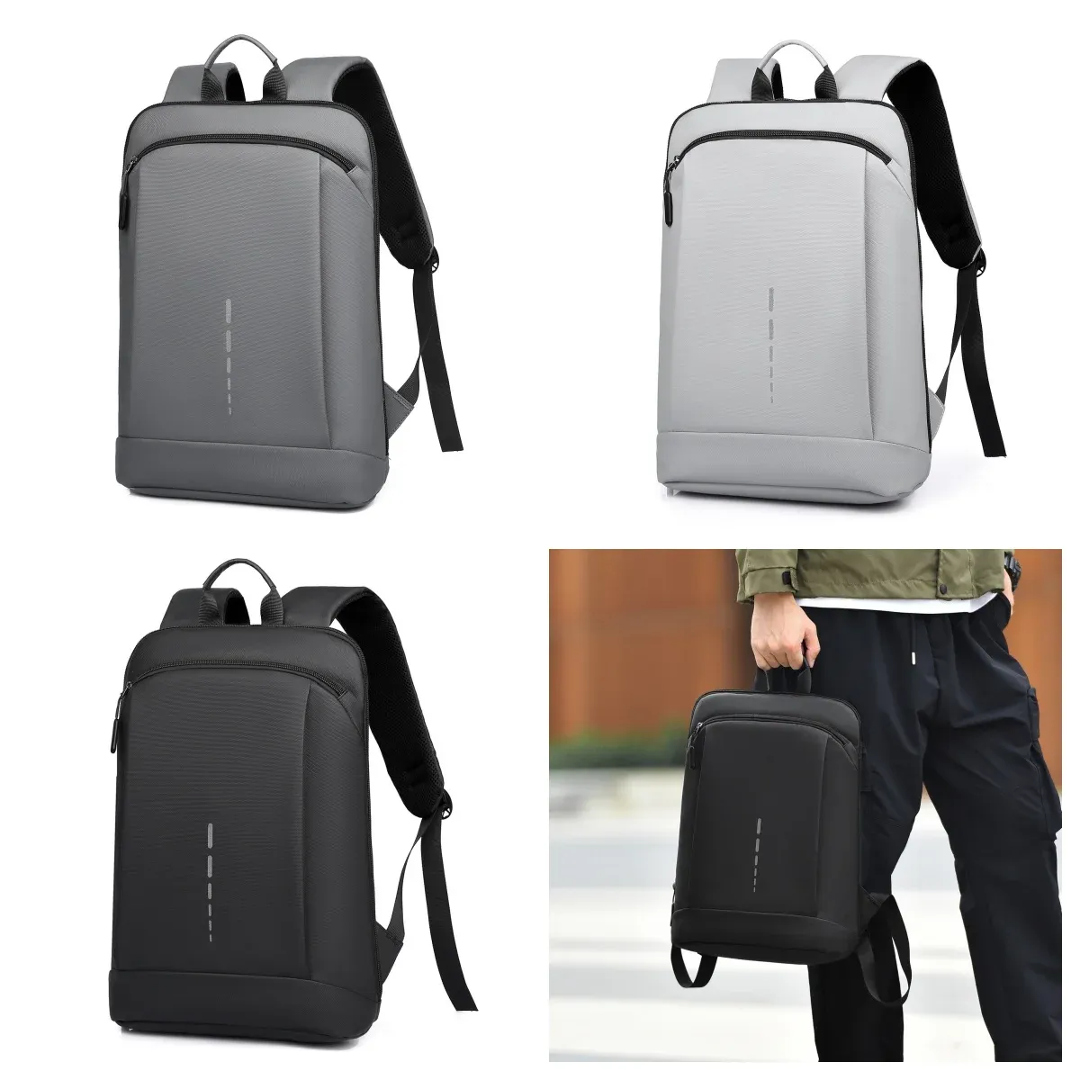 Sac à dos étanche et ultra-léger pour homme, compatible ordinateur portable 15,6 pouces 6