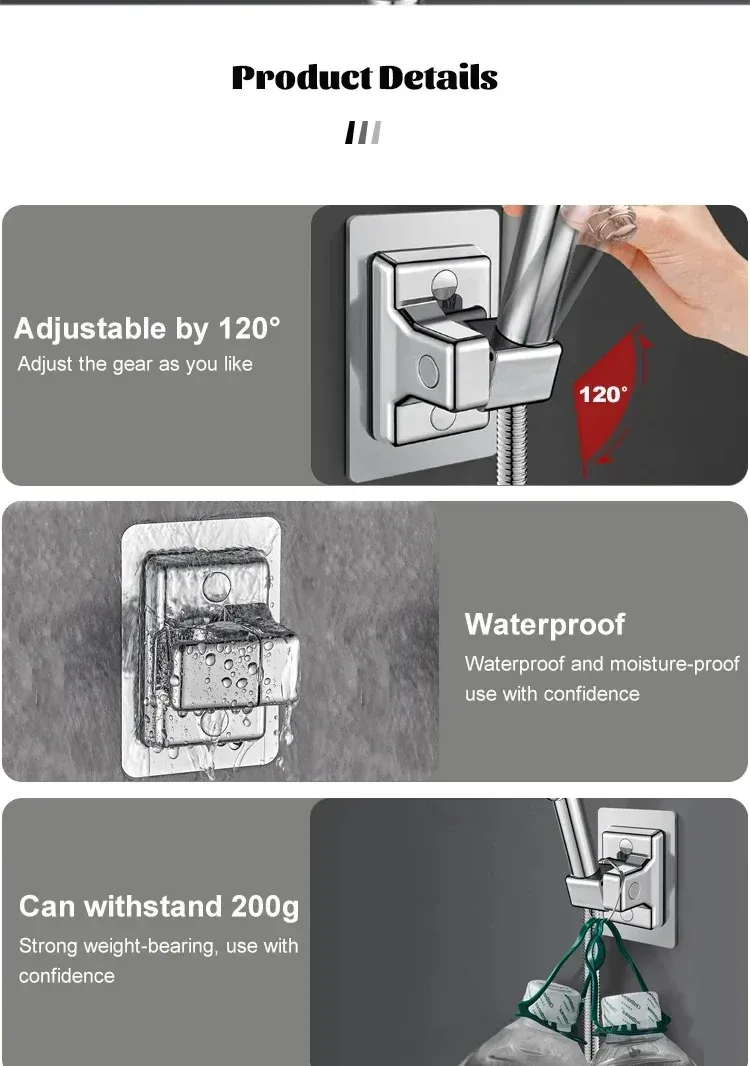 Support de douche HOWall dans une salle de bain moderne