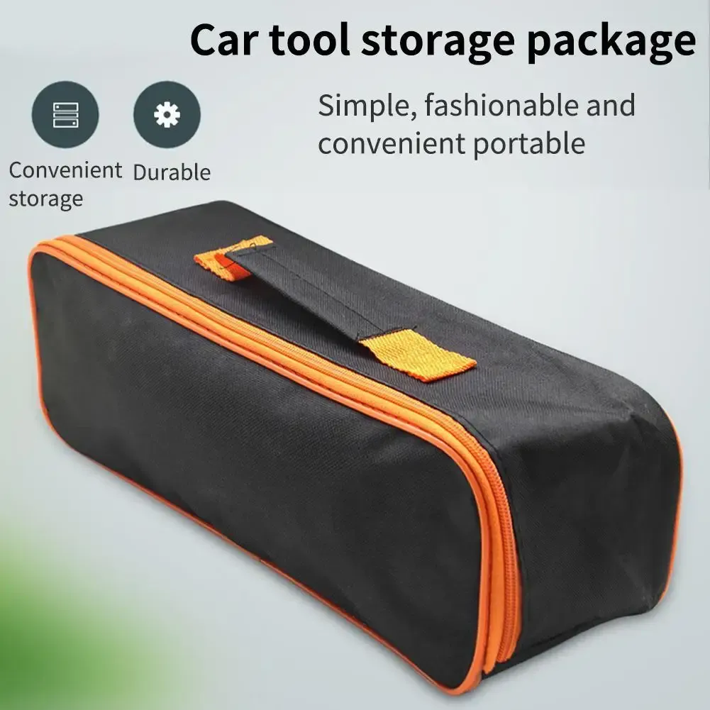 Boîte de rangement portable pour coffre de voiture, sac de rangement pour accessoires auto, sac de rangement pour aspirateur, organisateur d'outils, rangement et organisation, accessoires auto 3