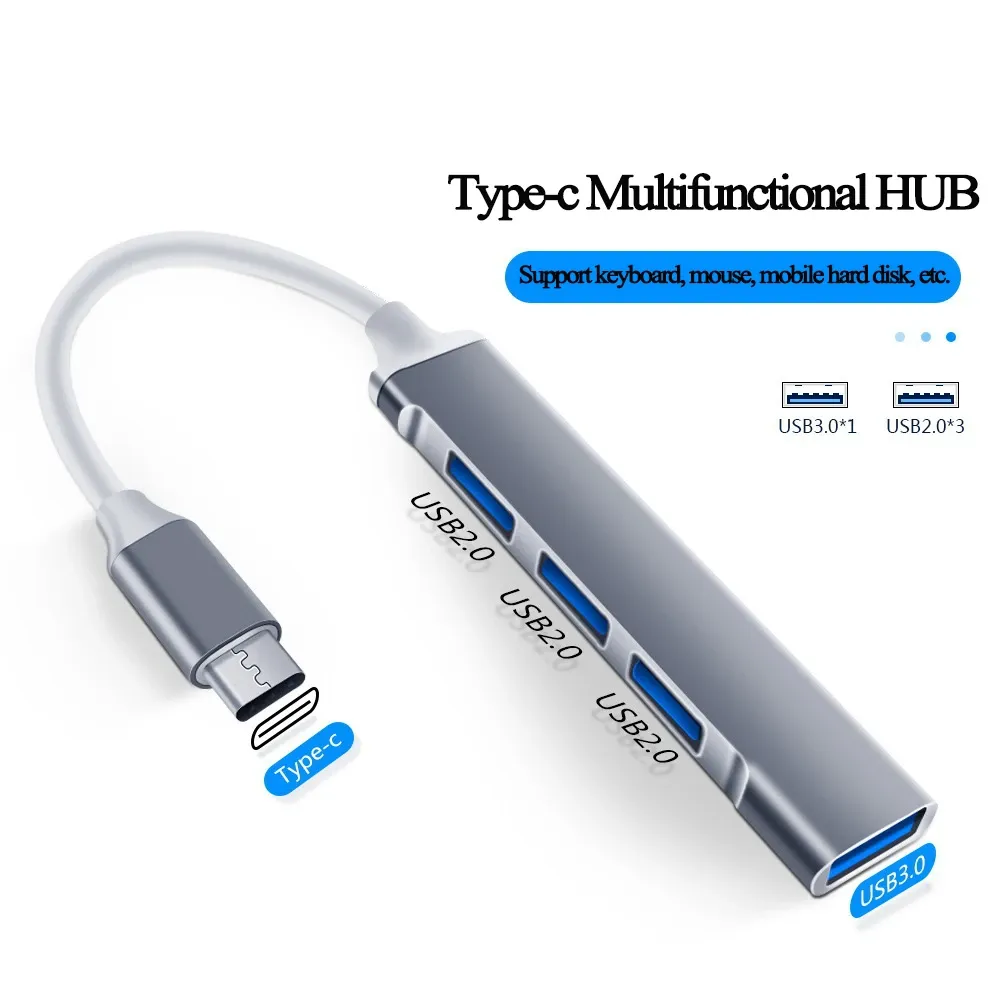 Hub USB en situation sur un bureau