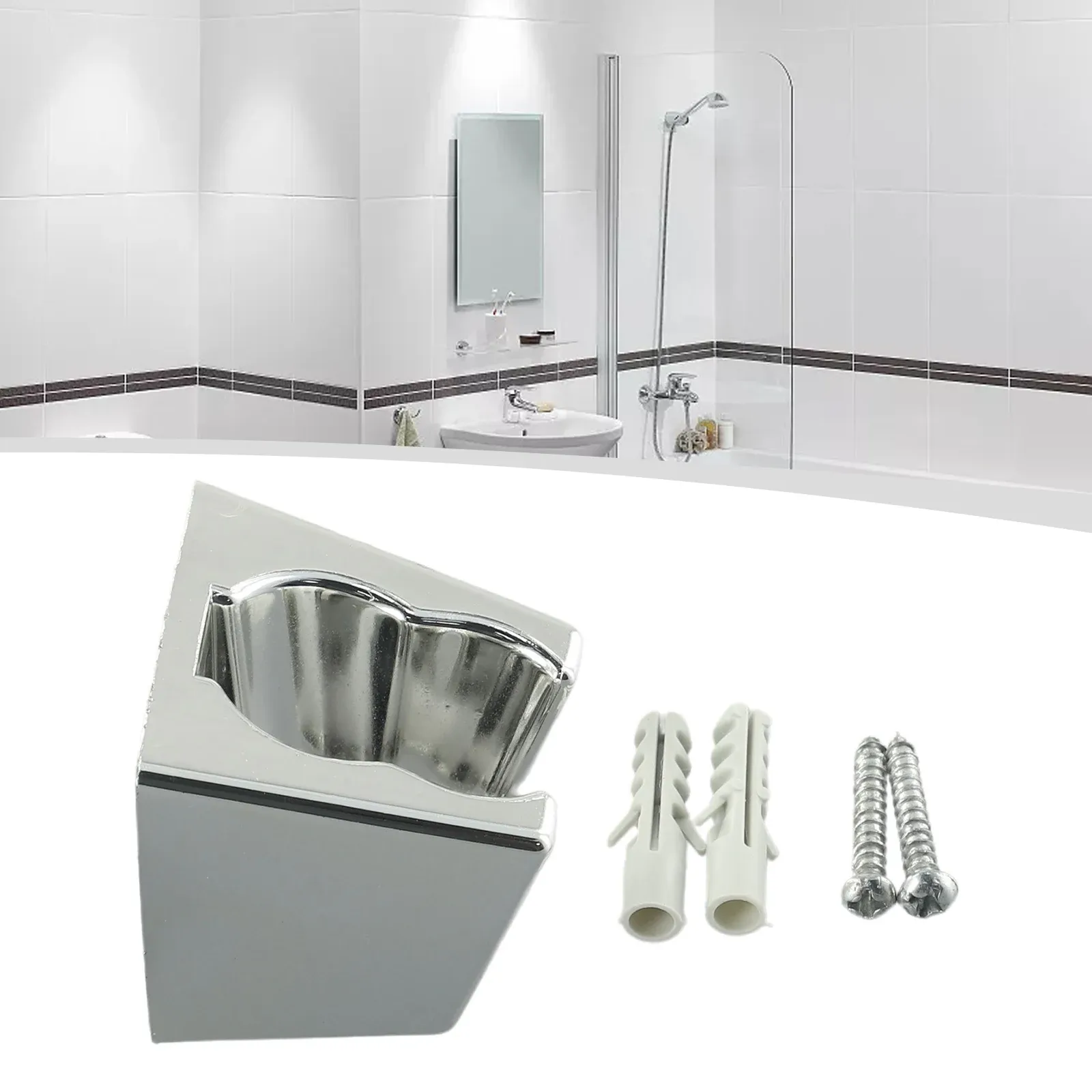 Support de pommeau de douche réglable HOTools, vue d'ensemble