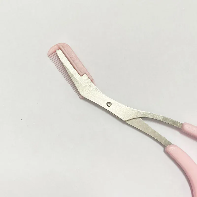 Couteau de coupe de sourcils, rasoir pour le visage et les sourcils pour femmes, ciseaux professionnels avec peigne, accessoires de grattoir 5